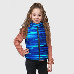 Детский жилет BLUE STRIPES, цвет: 3D-светло-серый — фото 2