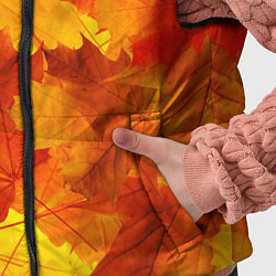 Детский жилет Желтые-листья, цвет: 3D-светло-серый — фото 2