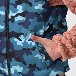 Детский жилет Камуфляж Тёмно-Синий Camouflage Dark-Blue, цвет: 3D-черный — фото 2