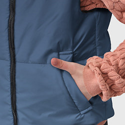 Детский жилет Gradient Dark Blue, цвет: 3D-черный — фото 2