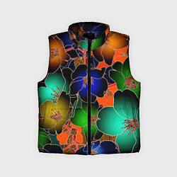 Детский жилет Vanguard floral pattern Summer night Fashion trend