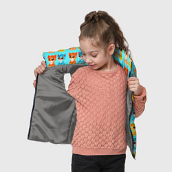 Детский жилет COLORED KITTENS, цвет: 3D-светло-серый — фото 2