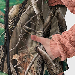 Детский жилет КАМУФЛЯЖ ЛЕСНОЙ, цвет: 3D-светло-серый — фото 2