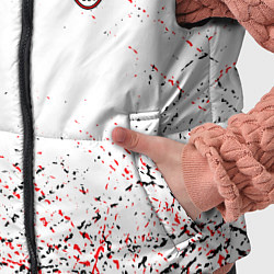 Детский жилет Ac milan logo, цвет: 3D-светло-серый — фото 2