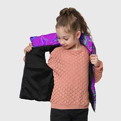Детский жилет Славянская рубаха с разводами, цвет: 3D-черный — фото 2