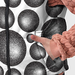 Детский жилет Объёмные шары - текстура, цвет: 3D-черный — фото 2