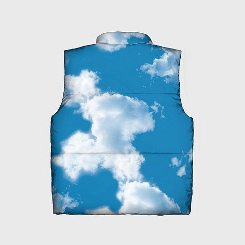 Детский жилет Небо в облаках / 3D-Светло-серый – фото 2