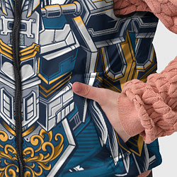 Детский жилет Узорный робот, цвет: 3D-светло-серый — фото 2