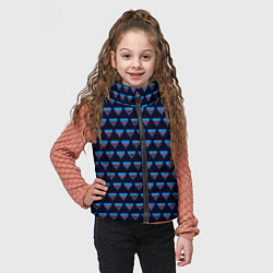 Детский жилет Poppy Playtime - Huggy Wuggy Pattern - без логотип, цвет: 3D-черный — фото 2