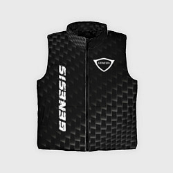 Детский жилет Genesis карбоновый фон, цвет: 3D-черный