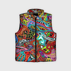 Детский жилет Радужная картина