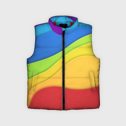 Детский жилет Семь цветов радуги, цвет: 3D-красный
