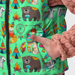 Детский жилет Painted colorful animals, цвет: 3D-светло-серый — фото 2