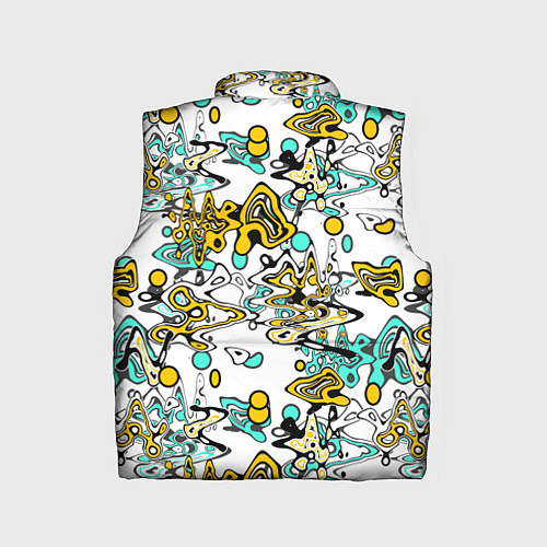 Детский жилет Abstract pattern waves and streaks / 3D-Красный – фото 2