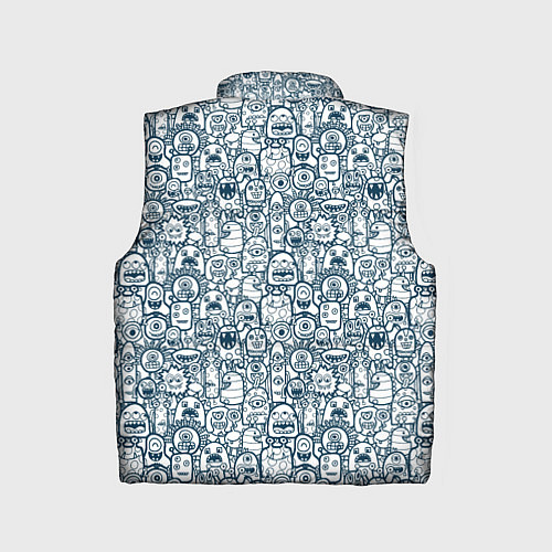 Детский жилет Монстрики с антенками / 3D-Красный – фото 2