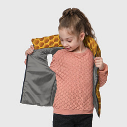 Детский жилет Volumetric honeycombs, цвет: 3D-светло-серый — фото 2