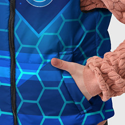 Детский жилет Napoli Соты абстракция, цвет: 3D-красный — фото 2