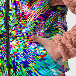 Детский жилет Acid pixels, цвет: 3D-светло-серый — фото 2