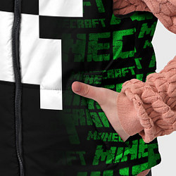 Детский жилет Лицо Крипера - Майнкрафт, цвет: 3D-светло-серый — фото 2