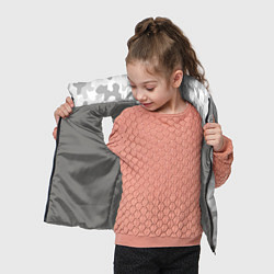 Детский жилет Камуфляж цифра светло-серый крупный, цвет: 3D-светло-серый — фото 2