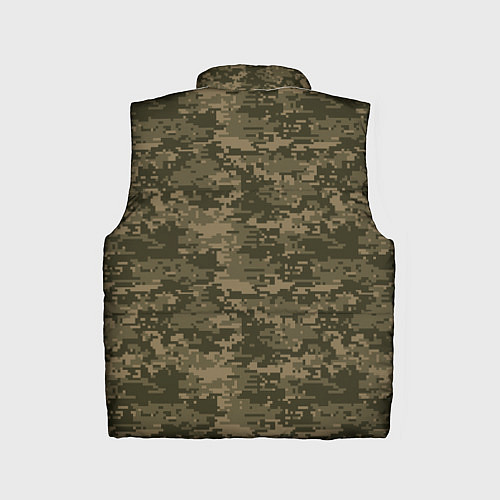 Детский жилет Камуфляж AOR-1 мелкий / 3D-Светло-серый – фото 2
