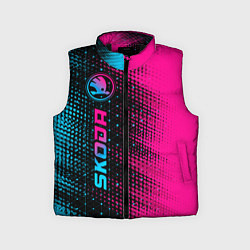 Детский жилет Skoda - neon gradient: по-вертикали