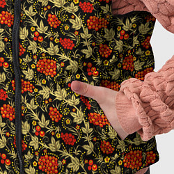 Детский жилет Хохлома - красные ягоды, цвет: 3D-красный — фото 2