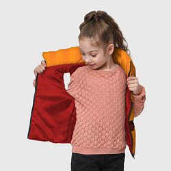Детский жилет Тыква - Майнкрафт - Хеллоуин, цвет: 3D-красный — фото 2