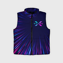 Детский жилет Exeed neon speed lines, цвет: 3D-черный