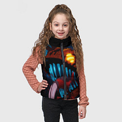 Детский жилет Ярость человека бензопилы - Дэнджи, цвет: 3D-красный — фото 2