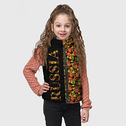 Детский жилет Хохлома-символ России, цвет: 3D-светло-серый — фото 2