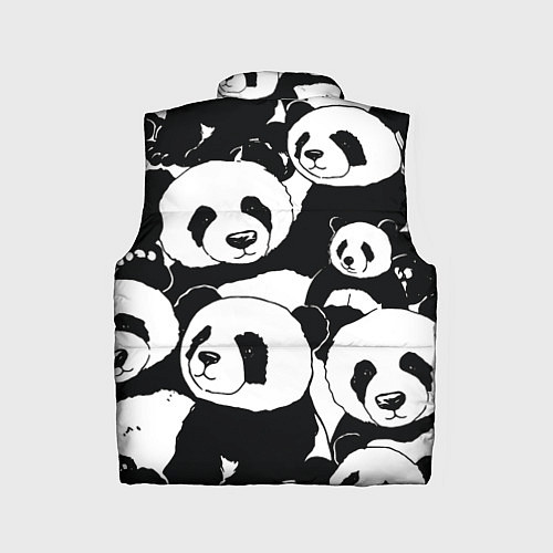 Детский жилет С пандами паттерн / 3D-Красный – фото 2
