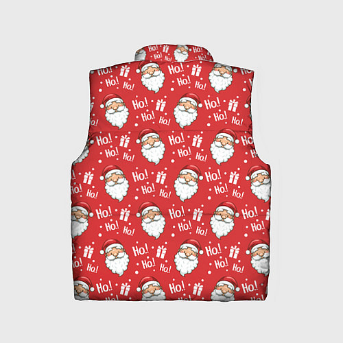 Детский жилет Дед Мороз - Санта Клаус / 3D-Красный – фото 2