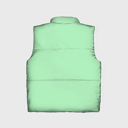 Детский жилет Мятный радуга / 3D-Светло-серый – фото 2