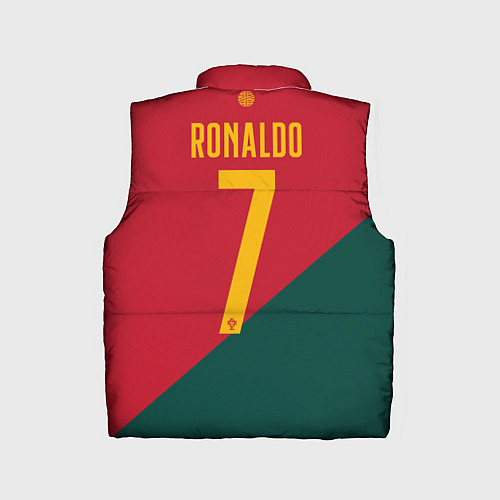 Детский жилет Роналду ЧМ 2022 сборная Португалии / 3D-Красный – фото 2