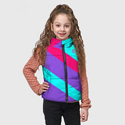 Детский жилет Аля восьмидесятые FIRM, цвет: 3D-светло-серый — фото 2