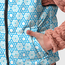 Детский жилет Израильский узор для Хануки, цвет: 3D-черный — фото 2