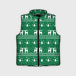 Детский жилет Новогодний орнамент