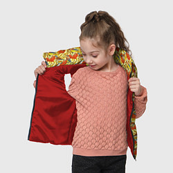 Детский жилет Дрозды и свиристели на рябине, цвет: 3D-красный — фото 2