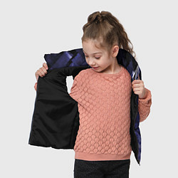 Детский жилет Синие, чёрные и белые полоски, цвет: 3D-черный — фото 2