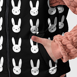 Детский жилет Bunny pattern black, цвет: 3D-красный — фото 2