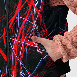 Детский жилет Дым искры цветные, цвет: 3D-красный — фото 2