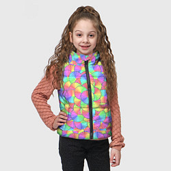 Детский жилет Круг спектр, цвет: 3D-светло-серый — фото 2