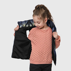 Детский жилет Металлический калейдоскоп, цвет: 3D-черный — фото 2