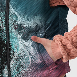 Детский жилет Морские частицы, цвет: 3D-черный — фото 2