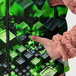 Детский жилет Броня крипера из майнкрафт, цвет: 3D-светло-серый — фото 2