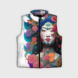 Детский жилет Japan style - tattoo - art, цвет: 3D-красный