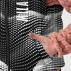 Детский жилет Авангардный фрактальный паттерн - Милан, цвет: 3D-черный — фото 2