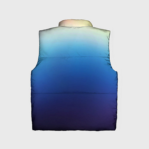 Детский жилет Blue gradient colors / 3D-Красный – фото 2