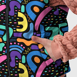 Детский жилет Multicolored texture pattern, цвет: 3D-светло-серый — фото 2